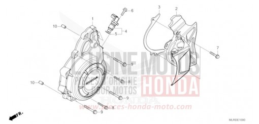 A.C. GENERATOR COVER CB500XAR de 2024